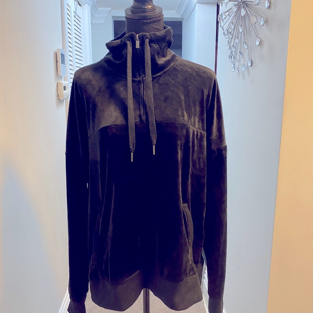 Black Velvet Workout Shirt